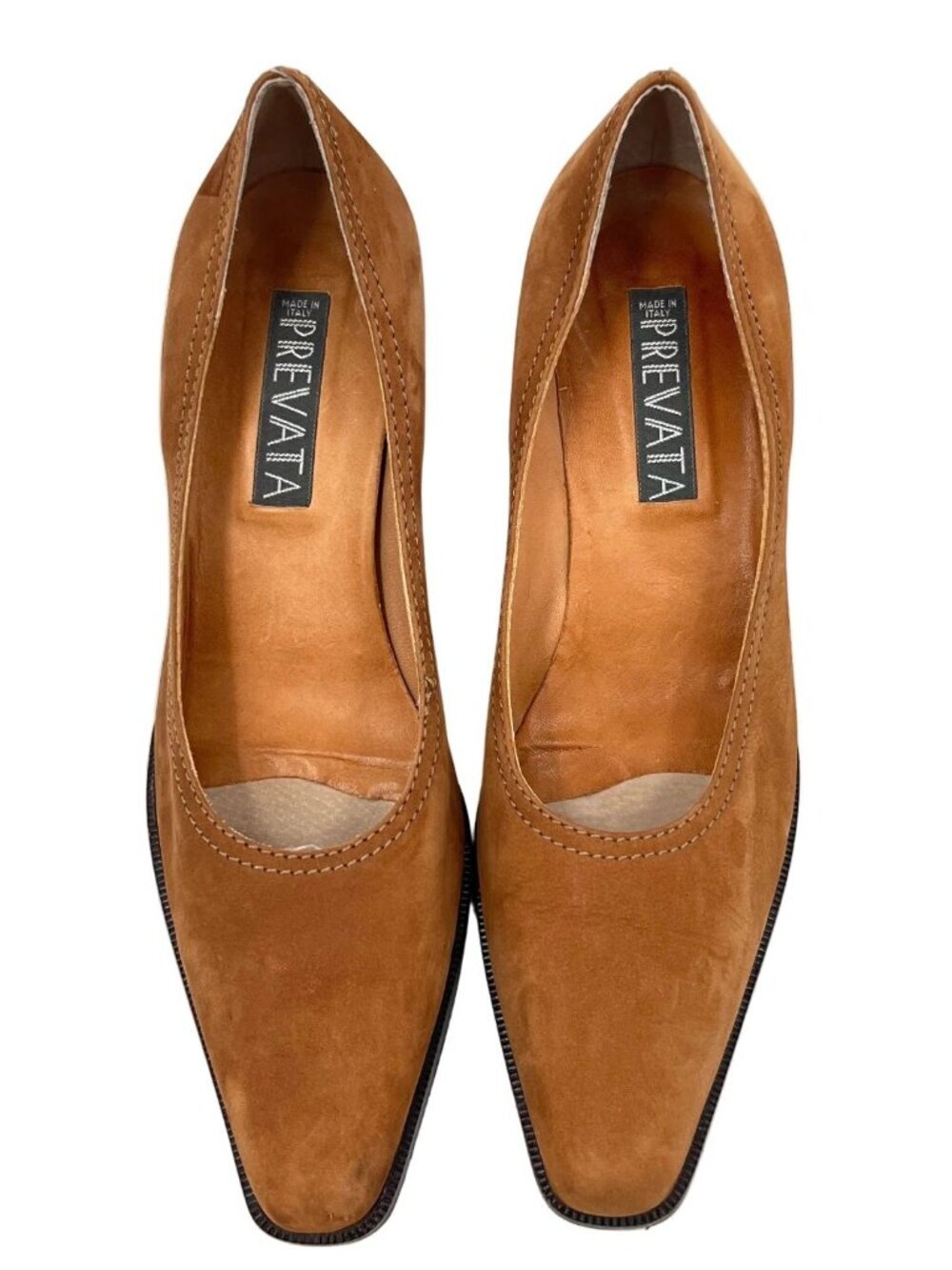 Vintage Prevata Suede Leather Heel Shoes